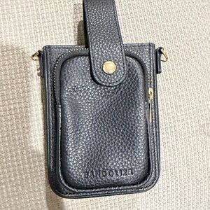 Bandolier Textured Black Phone Holster